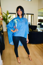 Load image into Gallery viewer, Birdy Denim High Low Tunic