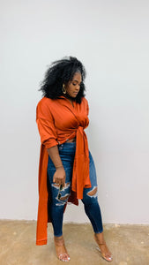 Trench Back Tunic