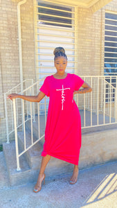 Short Sleeve Faith Dress