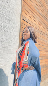Split Decision Denim Dress