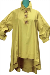 Yellow swing blouse