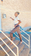 Load image into Gallery viewer, ‘Manescape’ Leather Jogger Pants