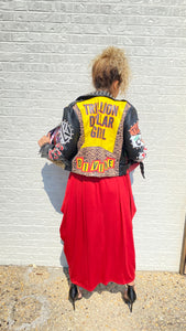 Trillion Dollar Girl Leather Jacket
